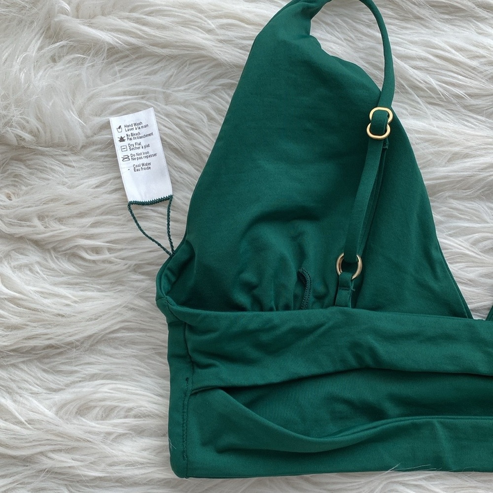 L*Space | Emerald Green Olivia Bikini Top - Picture 9 of 11